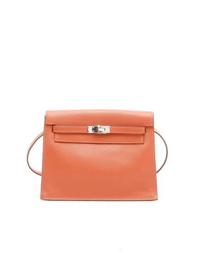 Pre-owned Hermes Hermès Kelly Danse Ii Evercolor Blush Bag In Pink
