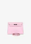 Hermes Kelly Danse In Rose Sakura Swift Leather With Palladium Hardware In Rose Sakura