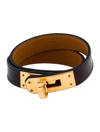 Pre-owned Hermes Kelly Double Tour Bracelet, 12.75" In Multi
