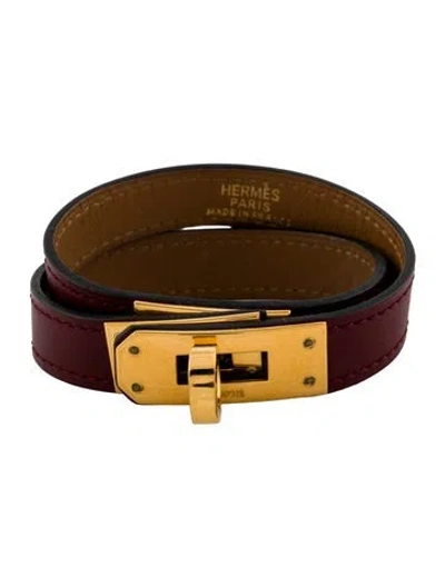 Pre-owned Hermes Kelly Double Tour Bracelet In Multi