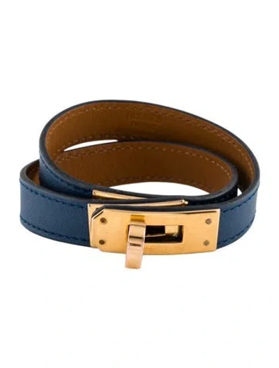 Pre-owned Hermes Kelly Double Tour Bracelet In Multi