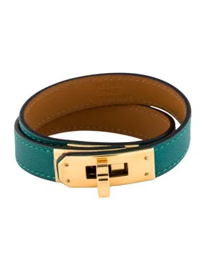 Pre-owned Hermes Kelly Double Tour Bracelet In Multi
