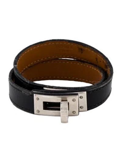 Pre-owned Hermes Kelly Double Tour Wrap Bracelet In Multi