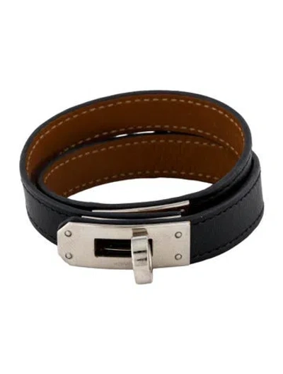 Pre-owned Hermes Kelly Double Tour Wrap Bracelet In Multi