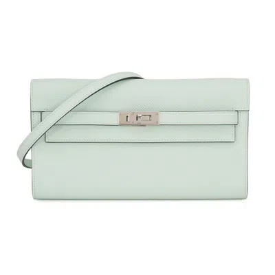 Pre-owned Hermes Kelly Epsom Leather Chain/shoulder Wallet ()