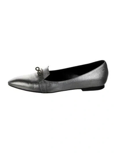 Pre-owned Hermes Kelly Leather Loafers