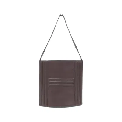 Pre-owned Hermes Kelly Marron Fjord Leather Shoulder Bag ()