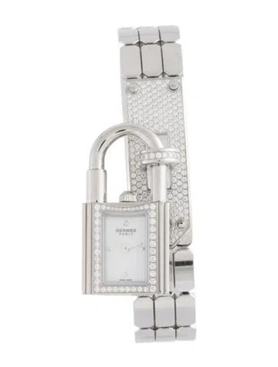 Pre-owned Hermes Kelly Mini Model Watch, 16mm In Multicolor