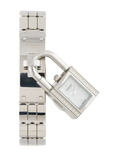 Pre-owned Hermes Kelly Mini Watch, 16mm In Multi