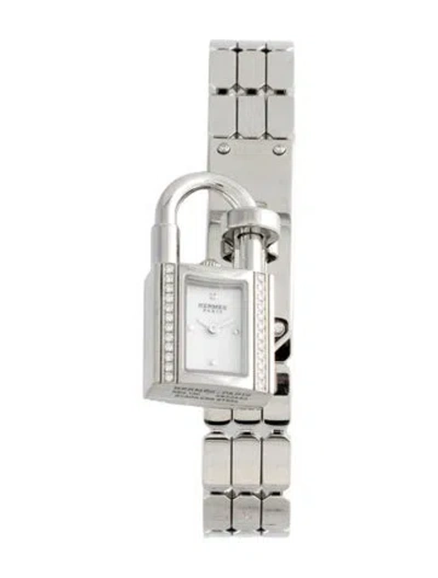 Pre-owned Hermes Kelly Mini Watch, 16mm In Multicolor