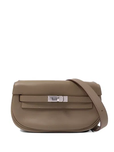 Pre-owned Hermes Kelly Moove Shoulder Bag In Neutral