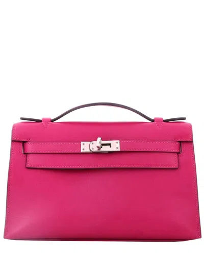 Pre-owned Hermes Hermès Kelly Pochette Swift (authentic Pre-loved)