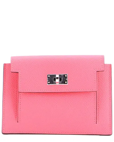 Hermes Hermès Kelly Pocket Compact Wallet Epsom (authentic Pre-loved)