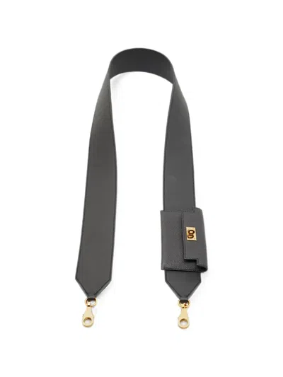Pre-owned Hermes Kelly Shoulder Bag Strap In Black
