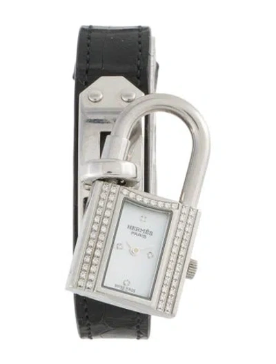 Pre-owned Hermes Kelly Watch, 20mm In Multi