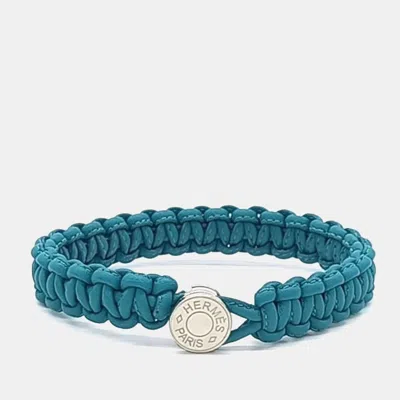 Pre-owned Hermes Kid Bracelet In Blue
