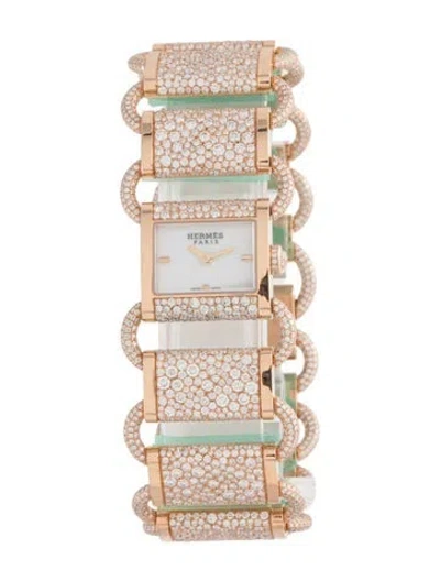 Pre-owned Hermes Klikti Watch, 17mm In Multi