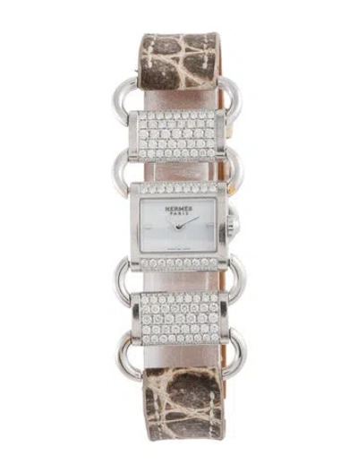 Pre-owned Hermes Klikti Watch In Multi