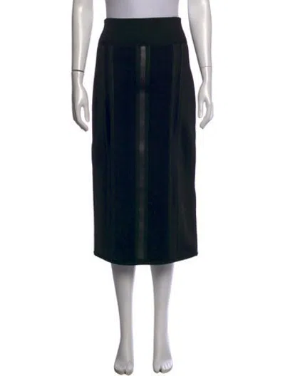 Pre-owned Hermes Knee-length Skirt In Black