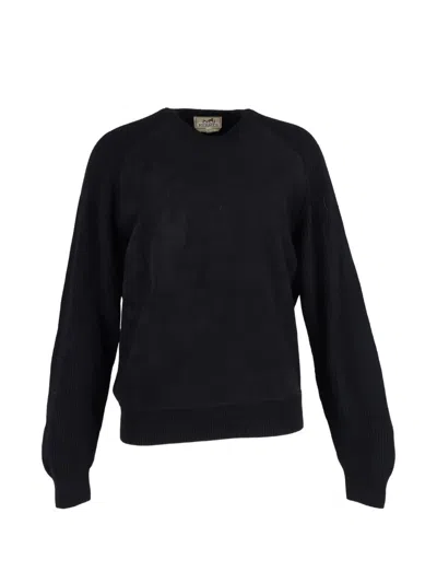 Pre-owned Hermes Knitted Sweater In Black