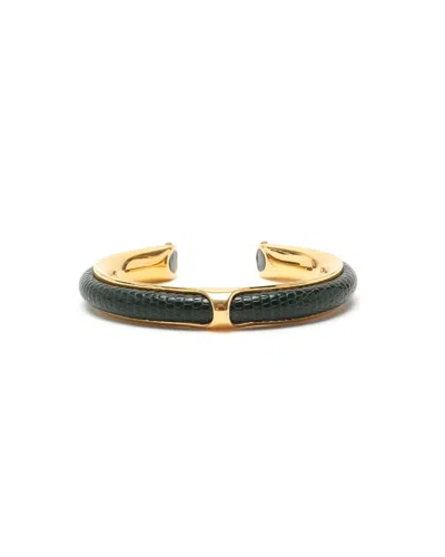 Hermes Hermès Kyoto Cuff Bracelet In Green