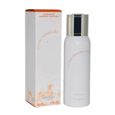 Hermes Ladies Eau Des Merveilles Deodorant Spray 5.0 oz Fragrances 3346131797912 In White