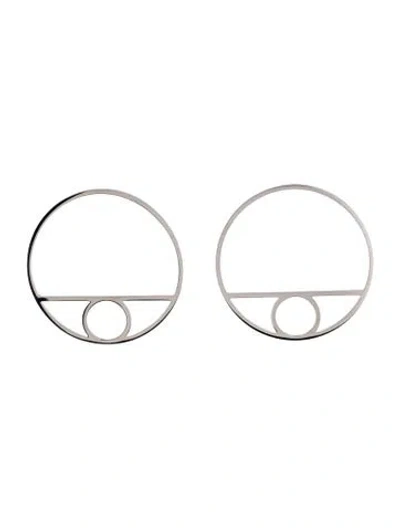 Pre-owned Hermes Large Chaine D'ancre Game Earrings In Multi