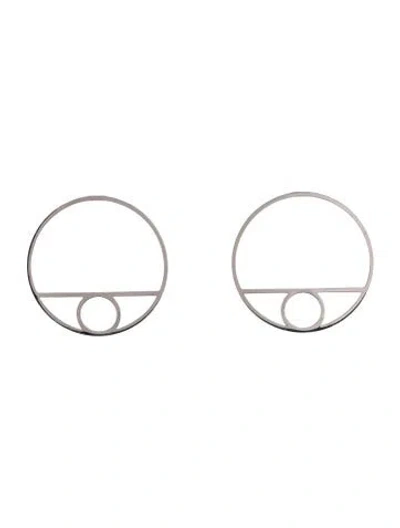 Pre-owned Hermes Large Chaine D'ancre Game Earrings In Multi