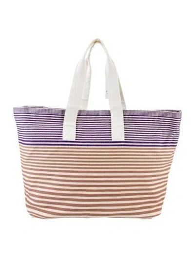 Pre-owned Hermes Large Toile New Cabayadere Tote In Multi