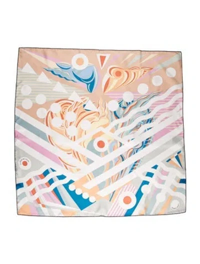 Pre-owned Hermes Le Reve De Julia Silk Scarf W/ Tags