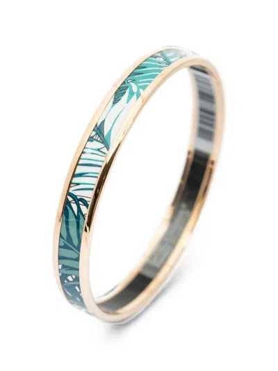 Pre-owned Hermes Leaf-print Bangle