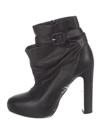 Pre-owned Hermes Leather Boots In Black