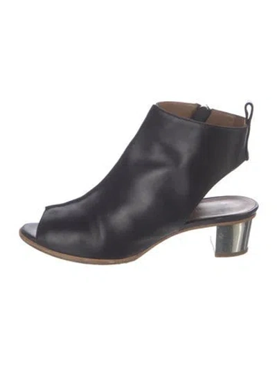 Pre-owned Hermes Leather Boots In Black