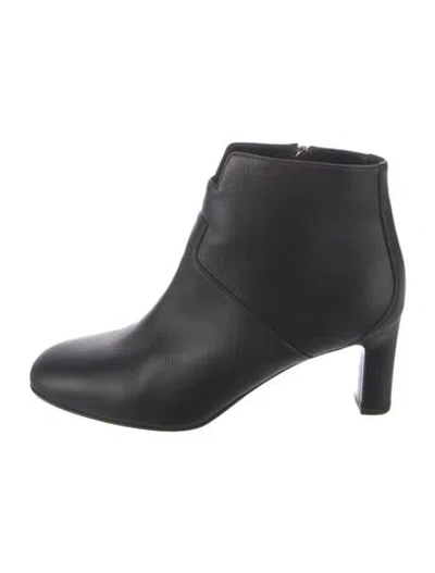 Pre-owned Hermes Leather Boots In Black