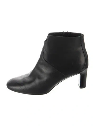 Pre-owned Hermes Leather Boots In Black
