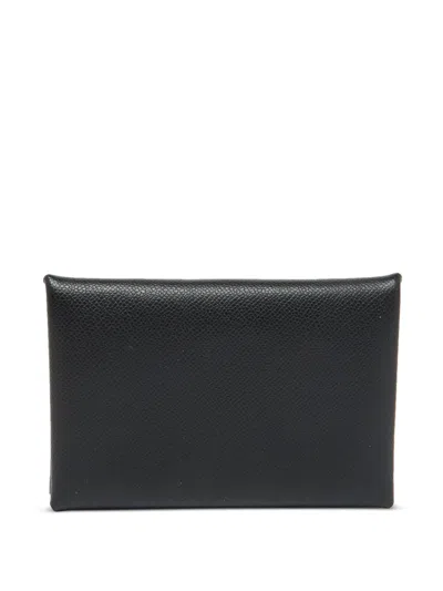 Pre-owned Hermes Leather Cardholder