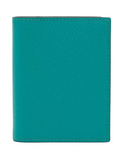 Pre-owned Hermes Leather-case Agenda In Blue