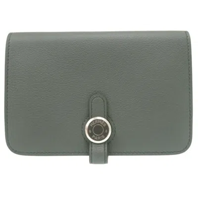 Pre-owned Hermes Leather Coin Purse/coin Case ()