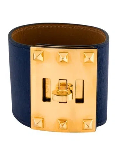 Pre-owned Hermes Leather Extreme Wrap Bracelet In Multi