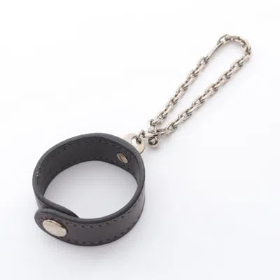 Pre-owned Hermes Leather Handbag Charm () In Brown