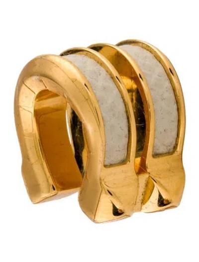 Pre-owned Hermes Leather Jockette Ear Cuff In Multi