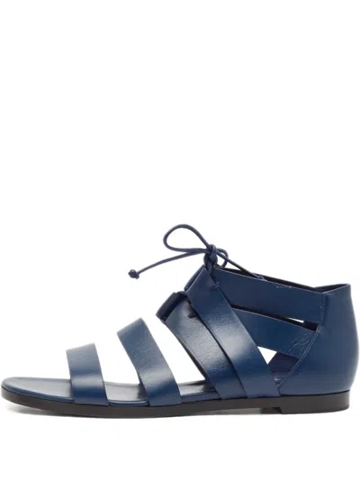 Pre-owned Hermes Leather Lace Sandals