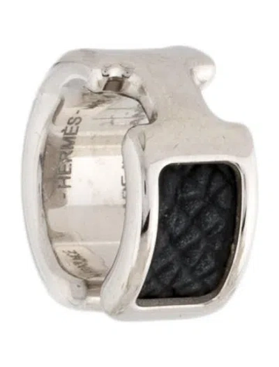 Pre-owned Hermes Leather Olympe Ear Cuff In Multi
