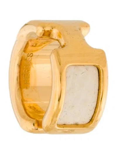 Pre-owned Hermes Leather Olympe Ear Cuff In Multicolor