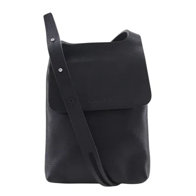 Hermes Leather Shoulder Bag () In Black