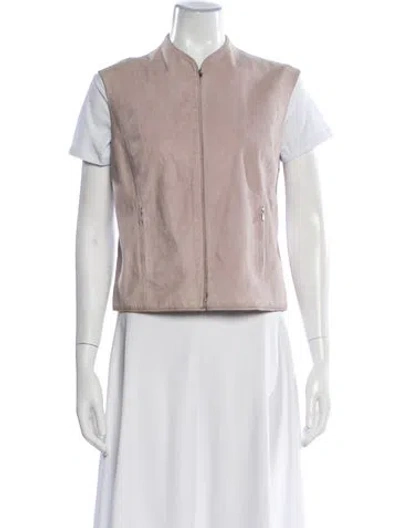 Pre-owned Hermes Leather Vest In Pink