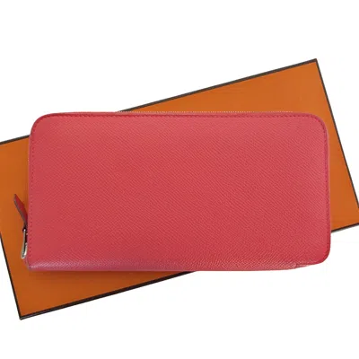 Pre-owned Hermes Leather Wallet () In Pink