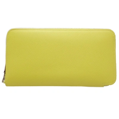 Hermes Leather Wallet () In Yellow