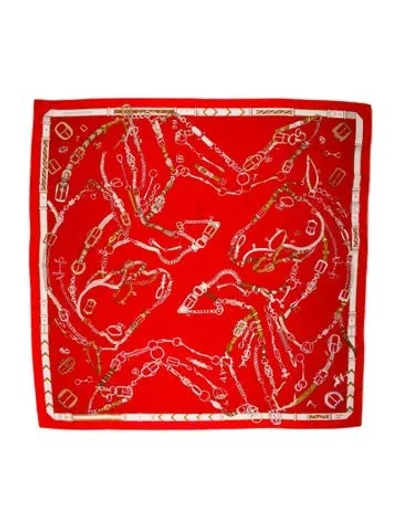 Pre-owned Hermes Les Chevaux Dechaines Cashmere Shawl