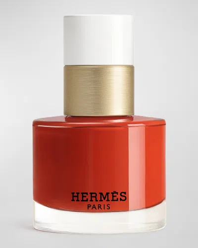Hermes Les Mains  Nail Enamel In 71 Orange Brule